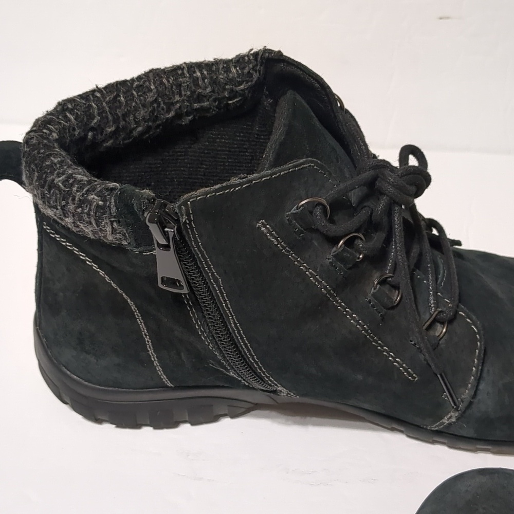 Propet Delaney Ankle Booties Black Suede women 8.5 - Picture 6 of 8